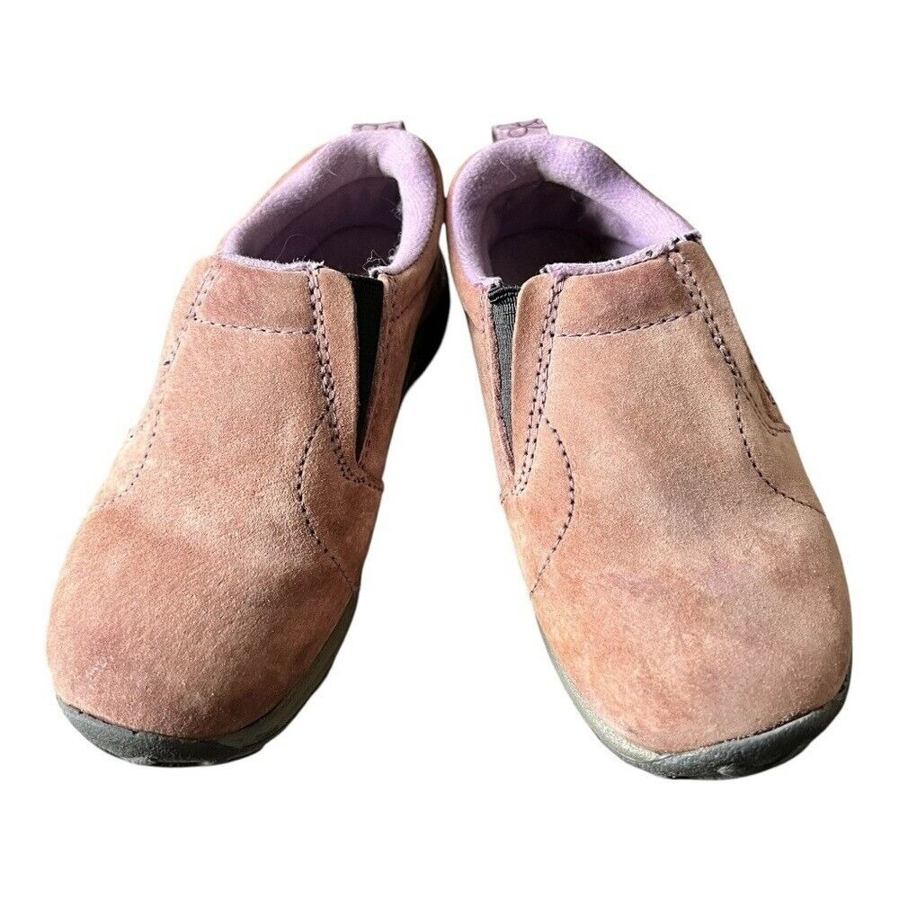 Merrell Kids Huckleberry Moc Suede Slip-On Shoes Girls size 10.5 Hiking Pink - Picture 4 of 10